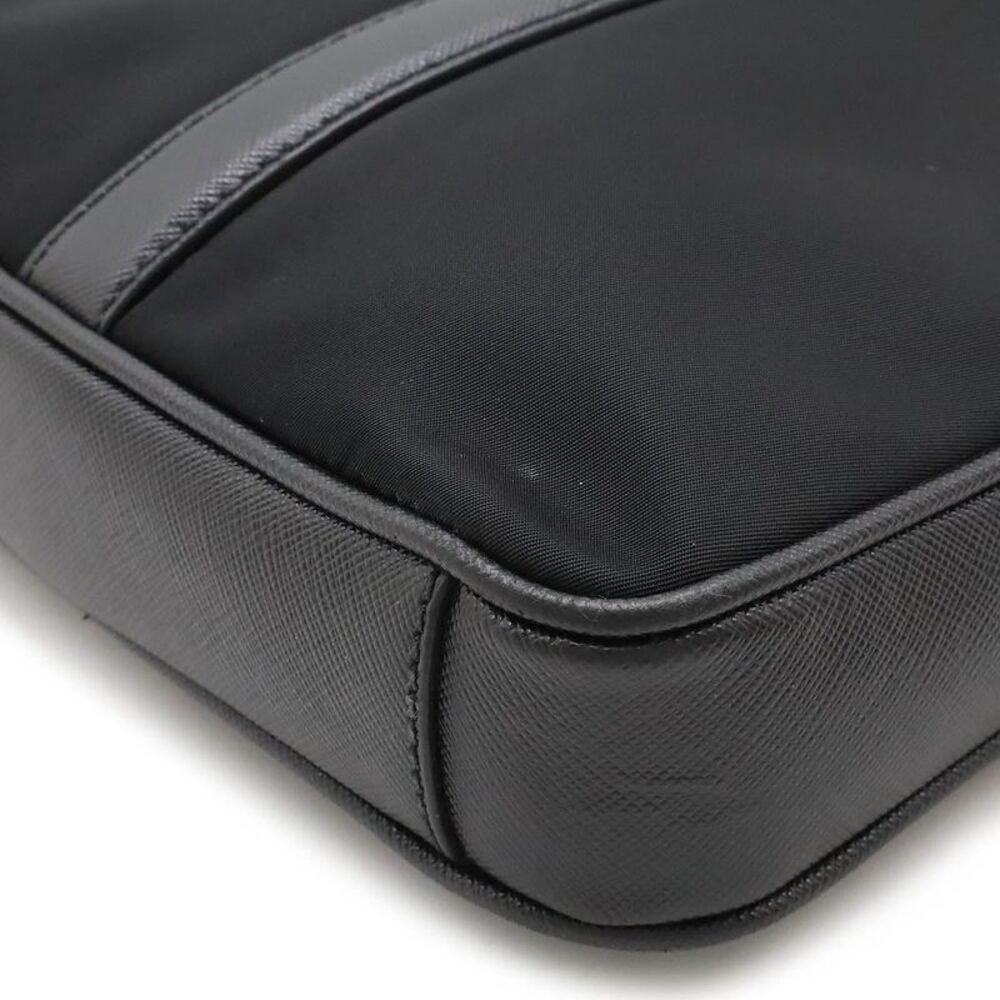 Prada Nylon Leather Briefcase - Picture 3 of 8